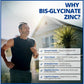 120 Vegetable Capsules | CanPrev Zinc Bisglycinate 25mg (Chelated)