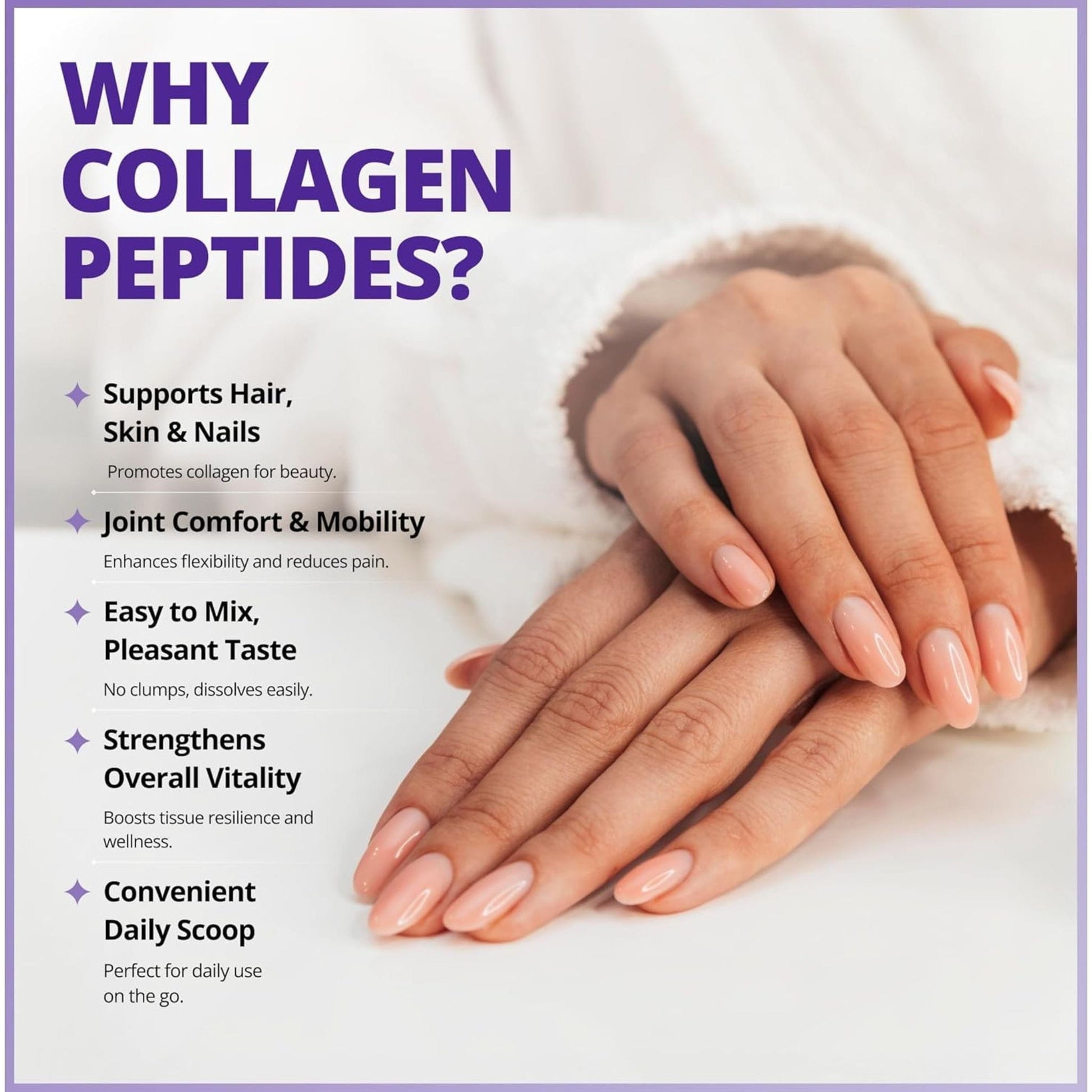 Unflavoured, 500g | CanPrev Collagen Beauty Powder, Verisol Bioactive Collagen Peptides