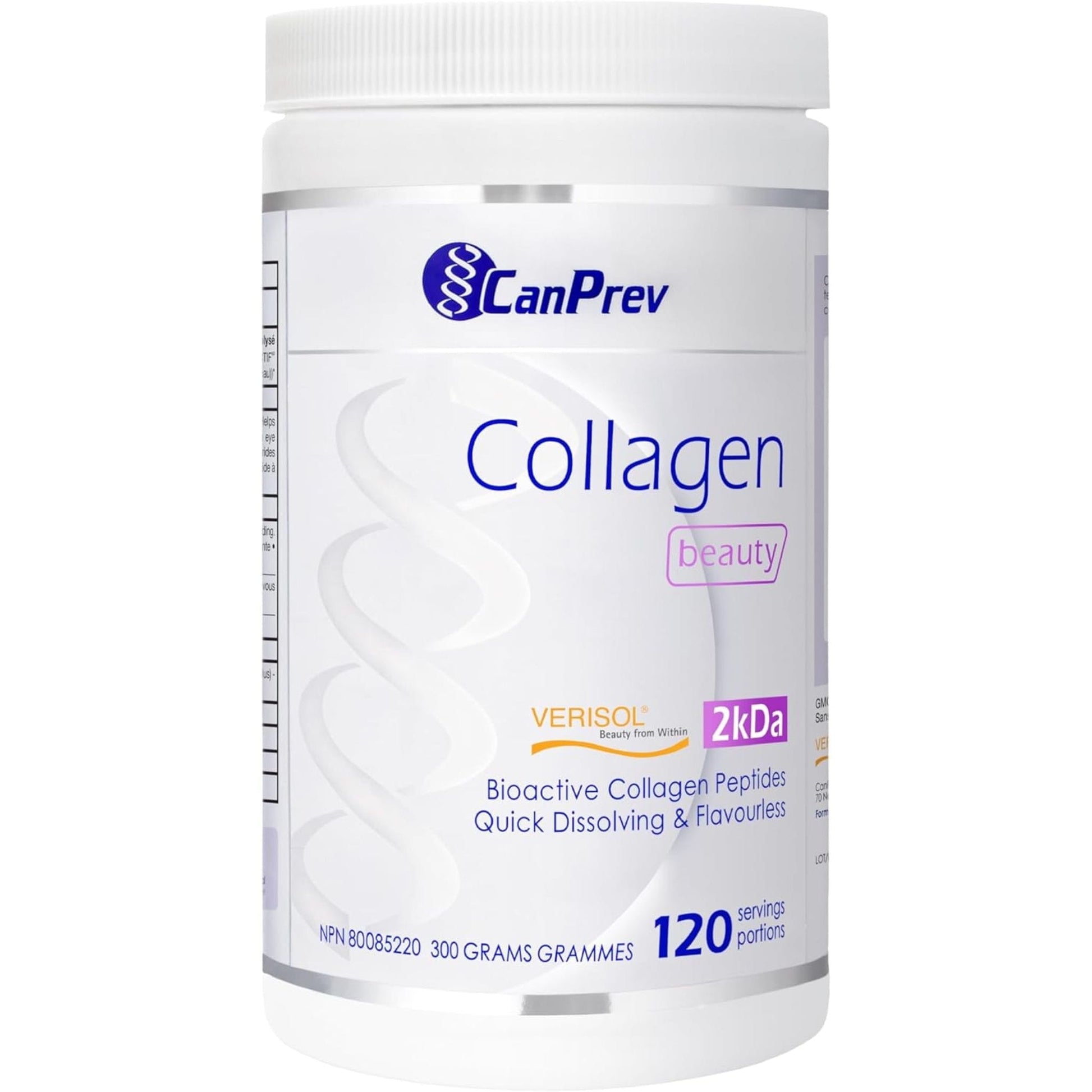 Unflavoured, 500g | CanPrev Collagen Beauty Powder, Verisol Bioactive Collagen Peptides