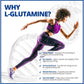 Unflavoured, 450g | CanPrev L-Glutamine Vegan Amino Acid Powder