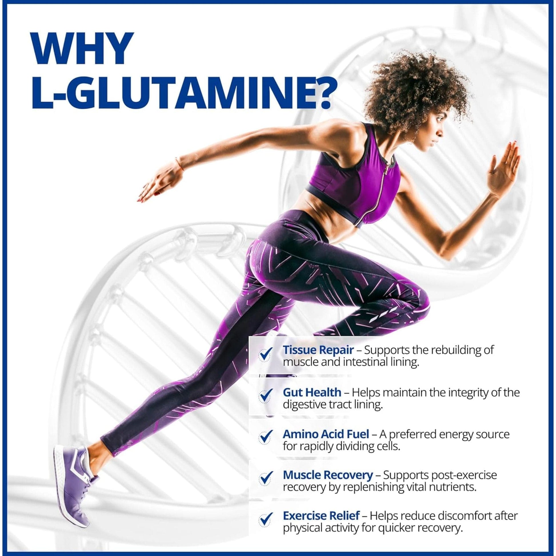Unflavoured, 450g | CanPrev L-Glutamine Vegan Amino Acid Powder