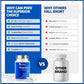 90 Vegetable Capsules | CanPrev Magnesium, Vegan D3 & K2 for Bones