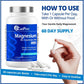 60 Vegetable Capsules | CanPrev Magnesium Bisglycinate 200mg Gentle