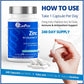 240 Vegetable Capsules | CanPrev Zinc Bisglycinate 25mg (Chelated)