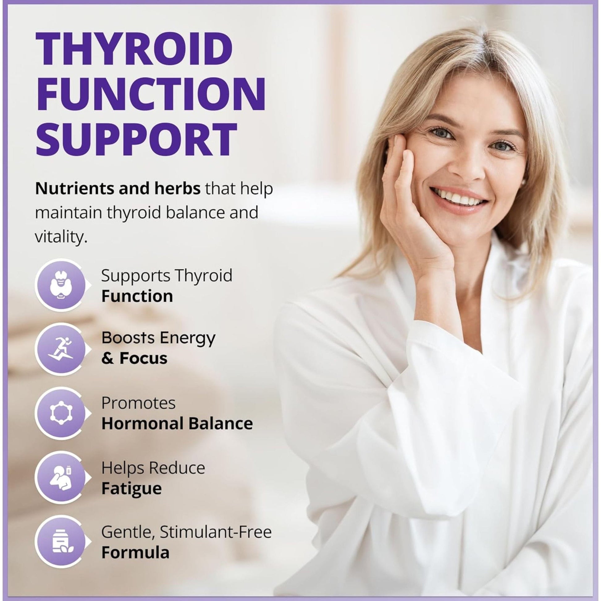 90 Vegetable Capsules | CanPrev Thyroid Plus for Women