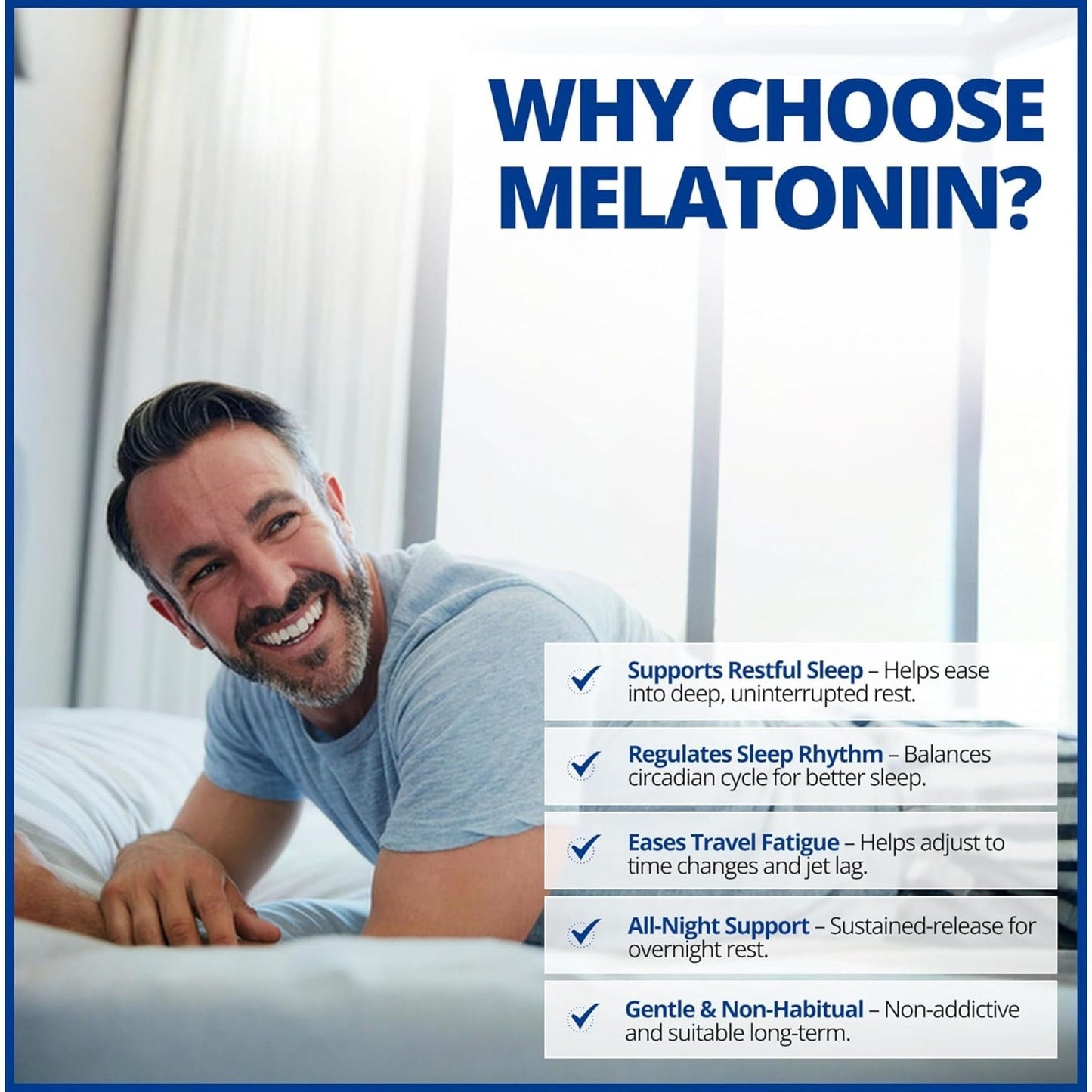 60 Vegetable Capsules | CanPrev Melatonin 3mg Sustained Release