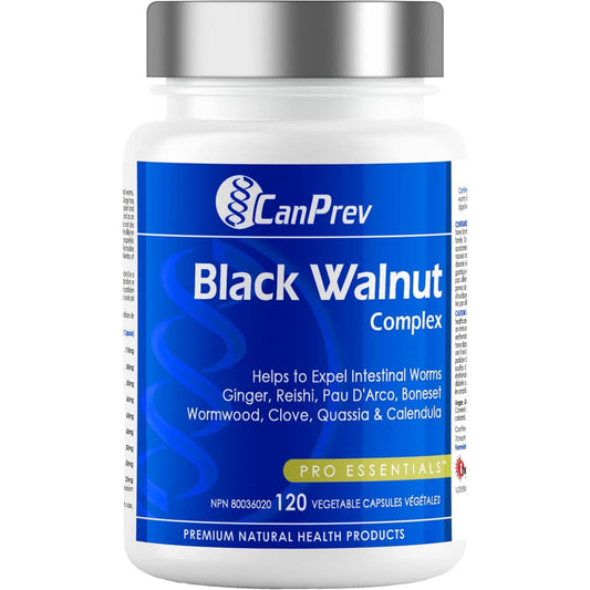 120 Vegetable Capsules | CanPrev Black Walnut Complex