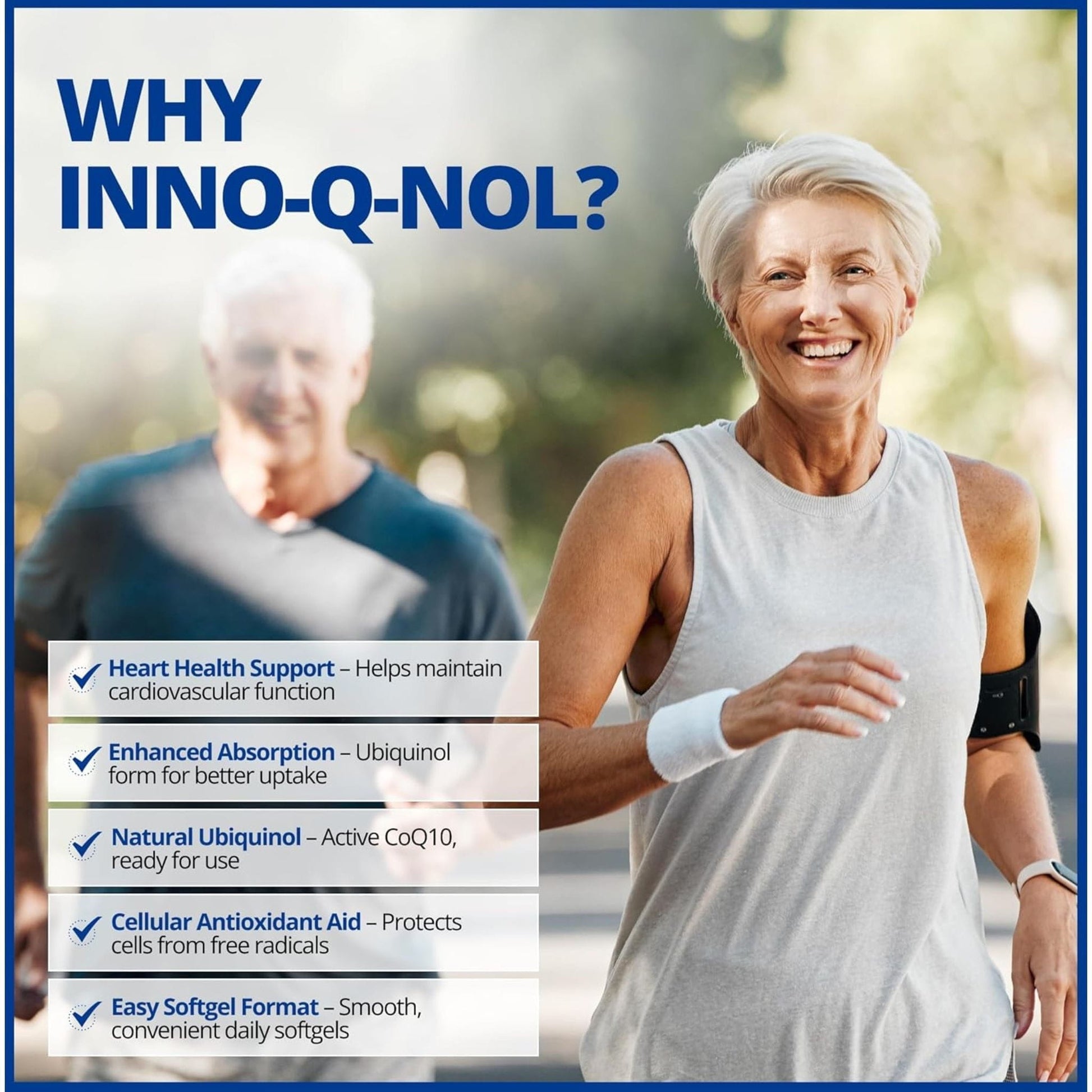 30 Softgels | CanPrev Inno-Q-Nol CoQ10 Ubiquinol 100mg