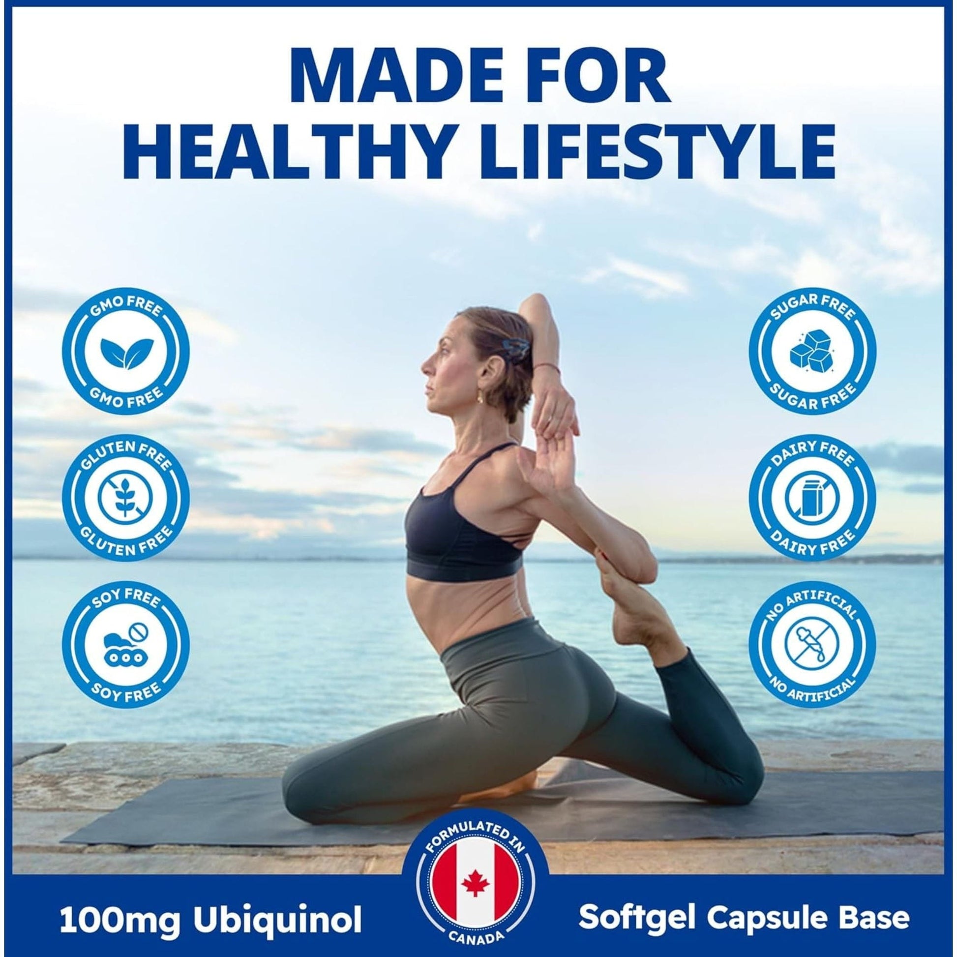 60 Softgels | CanPrev Inno-Q-Nol CoQ10 Ubiquinol 100mg