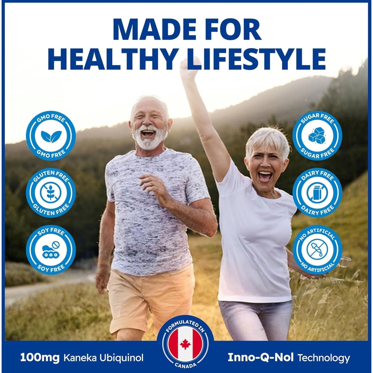 90 Softgels | CanPrev Inno-Q-Nol CoQ10 Ubiquinol 100mg