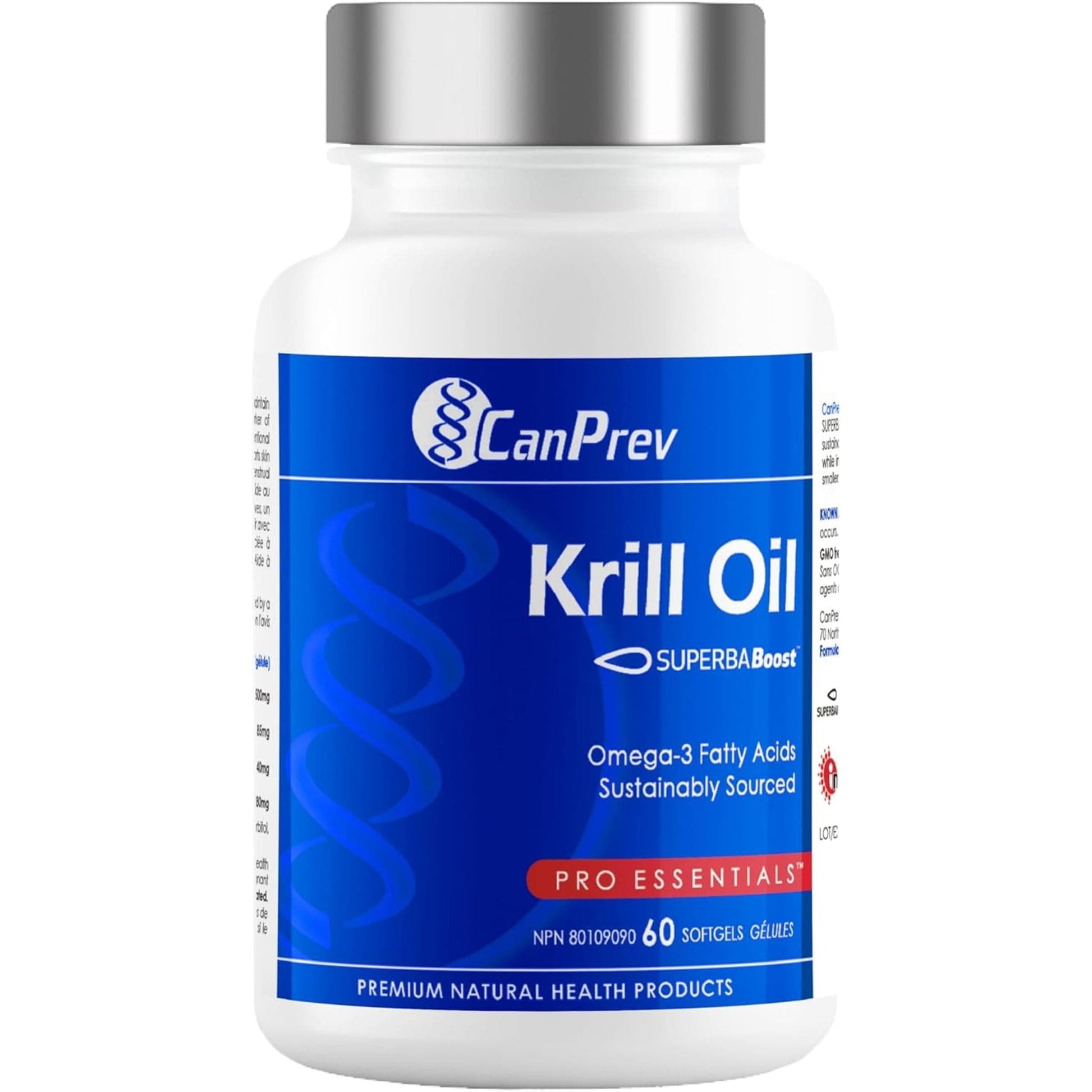 60 Softgels | CanPrev Krill Oil, SUPERBA Boost