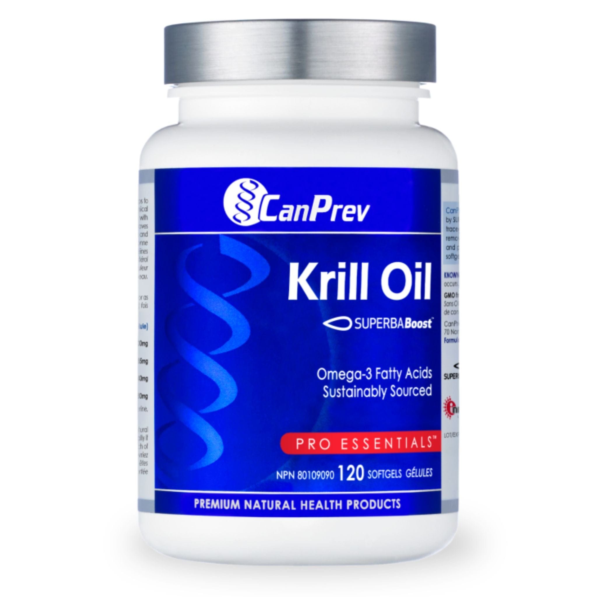 Canprev Krill Oil 500mg, SUPERBERBA Boost Krill Oil