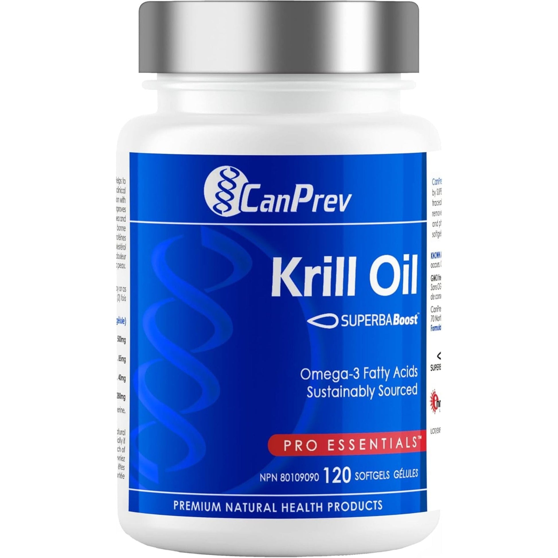 120 Softgels | CanPrev Krill Oil, SUPERBA Boost