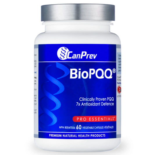 60 Vegetable Capsules | CanPrev BioPQQ bottle