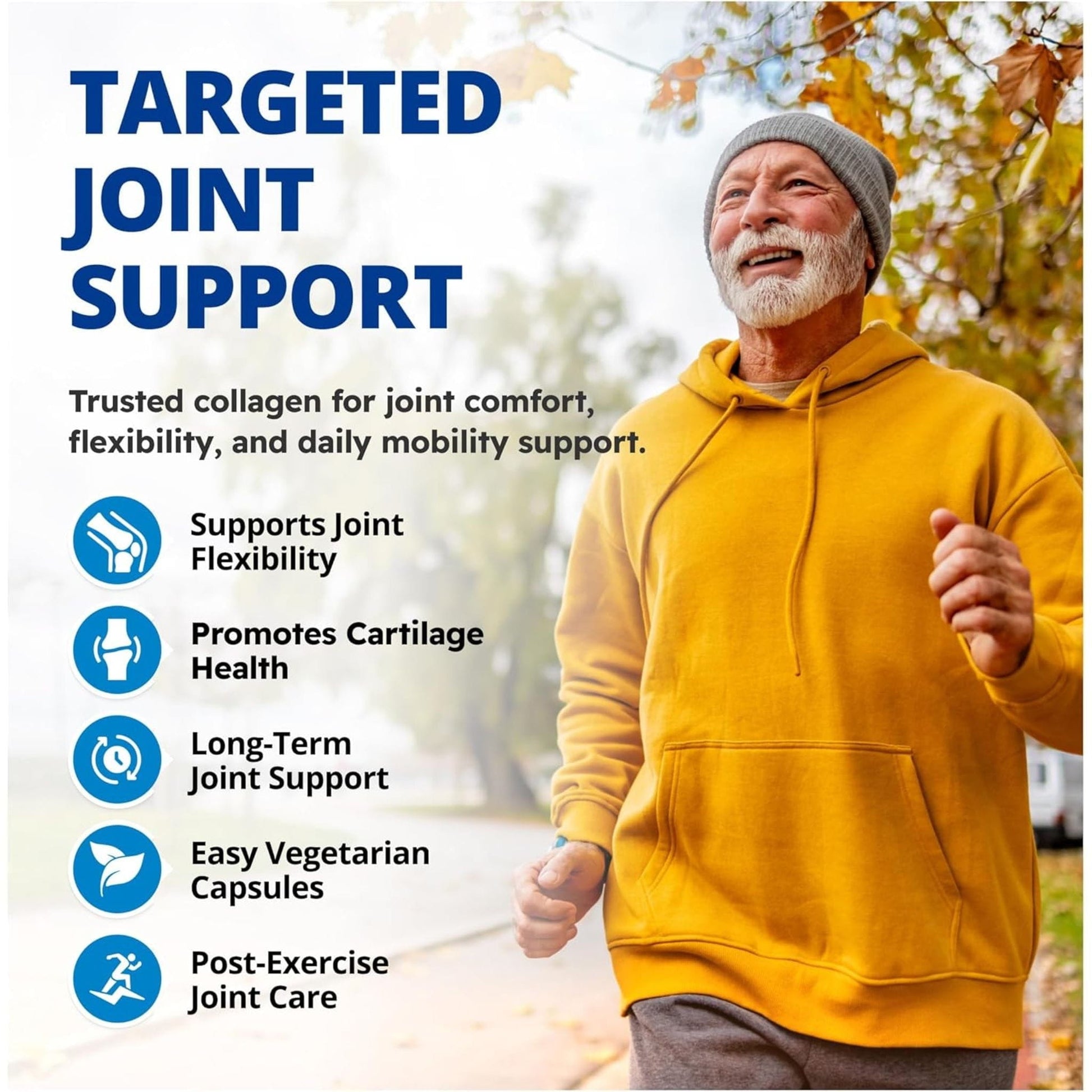 60 Vegetable Capsules | CanPrev Type II Collagen, Supports Joint Health