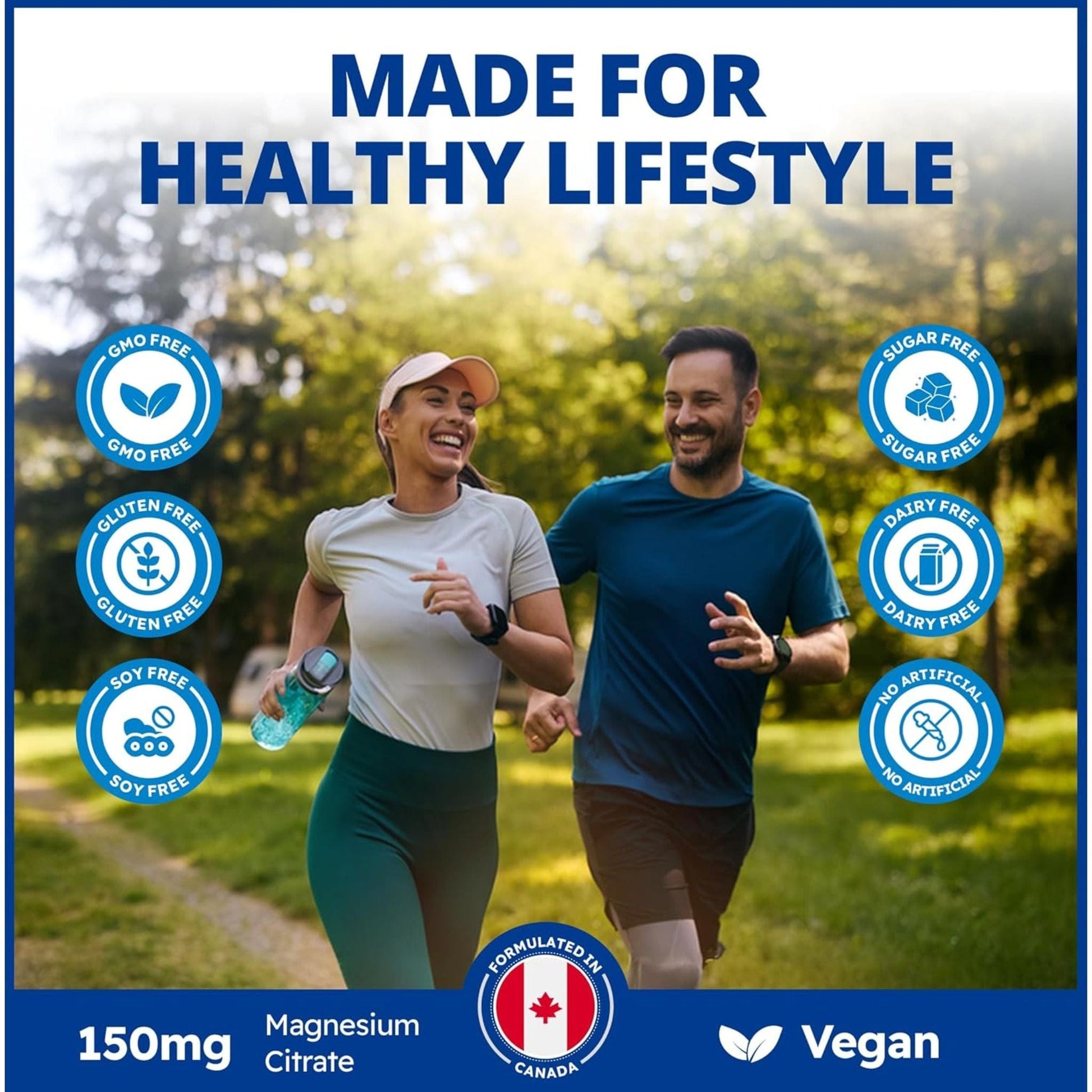 120 Vegetable Capsules | CanPrev Magnesium Citrate+ 150mg