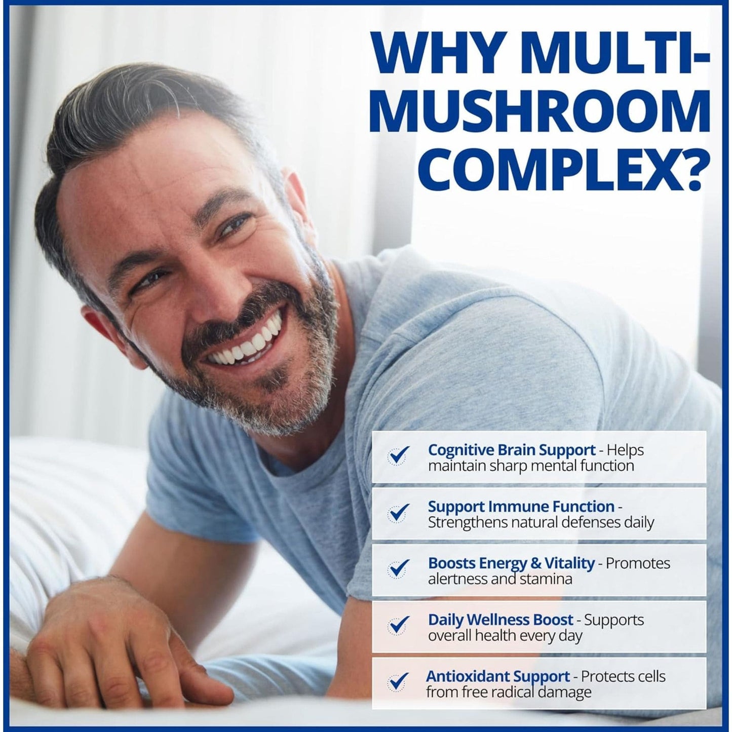 60 Vegetable Capsules | CanPrev Multi-Mushroom Full Spectrum