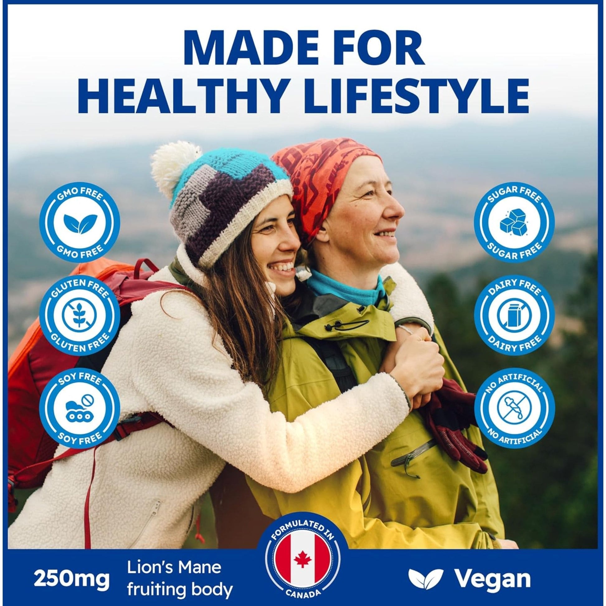 60 Vegetable Capsules | CanPrev Lion's Mane Full Spectrum