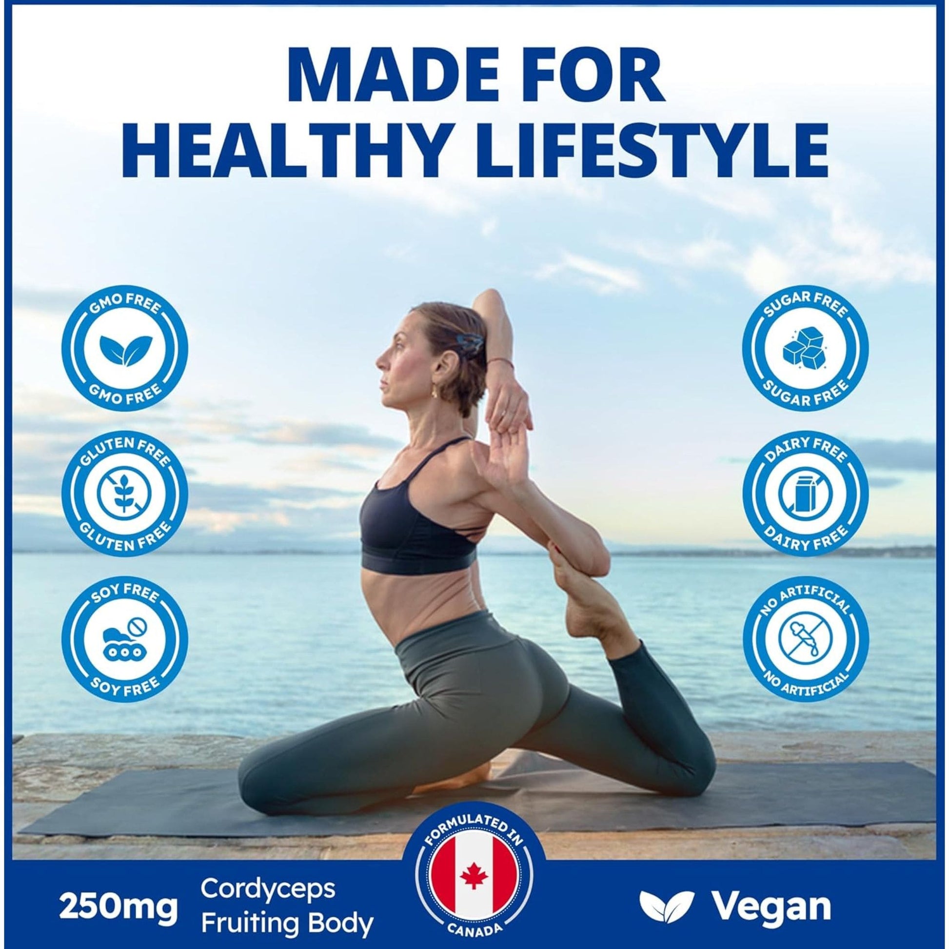 60 Vegetable Capsules | CanPrev Cordyceps Full Spectrum