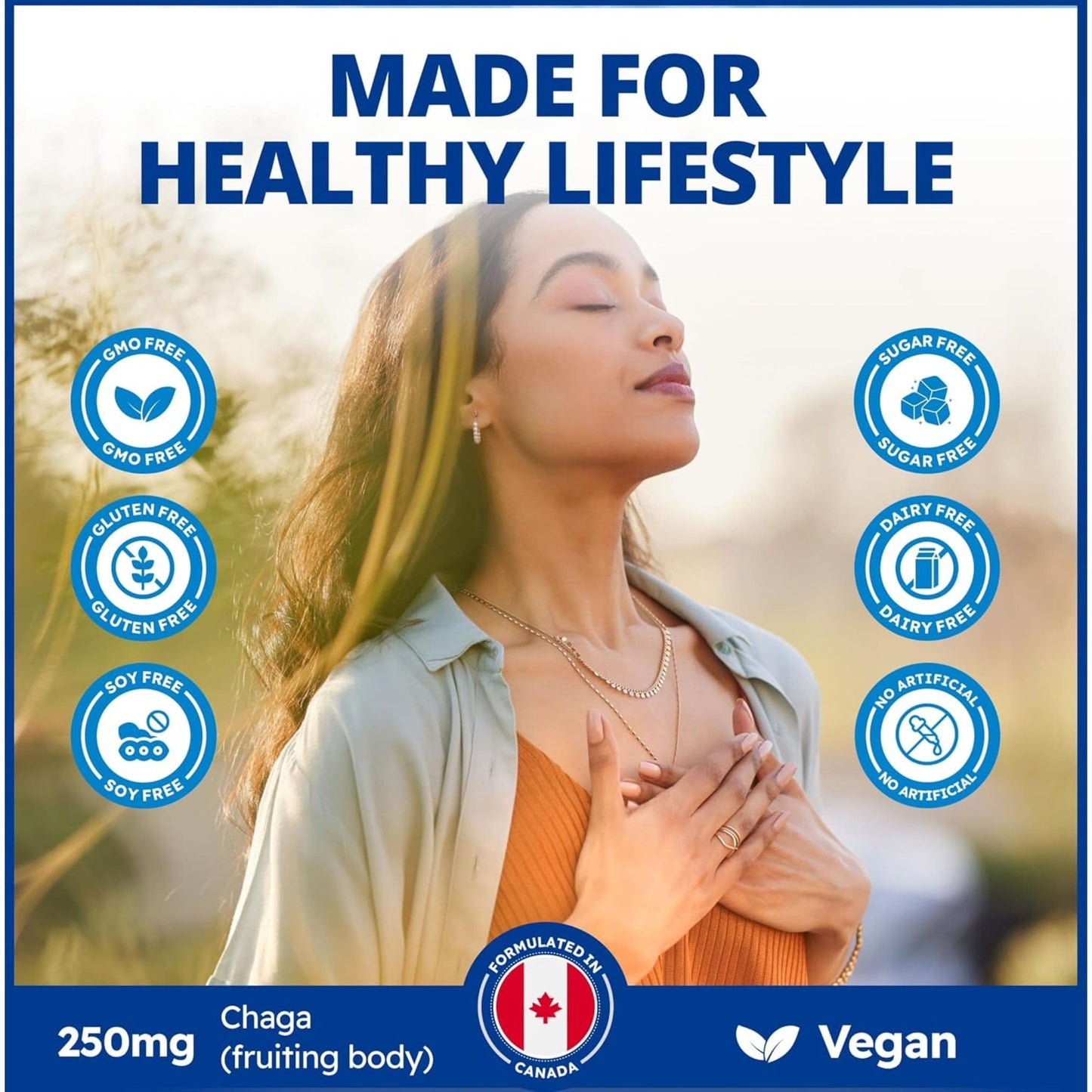 60 Vegetable Capsules | CanPrev Chaga Full Spectrum