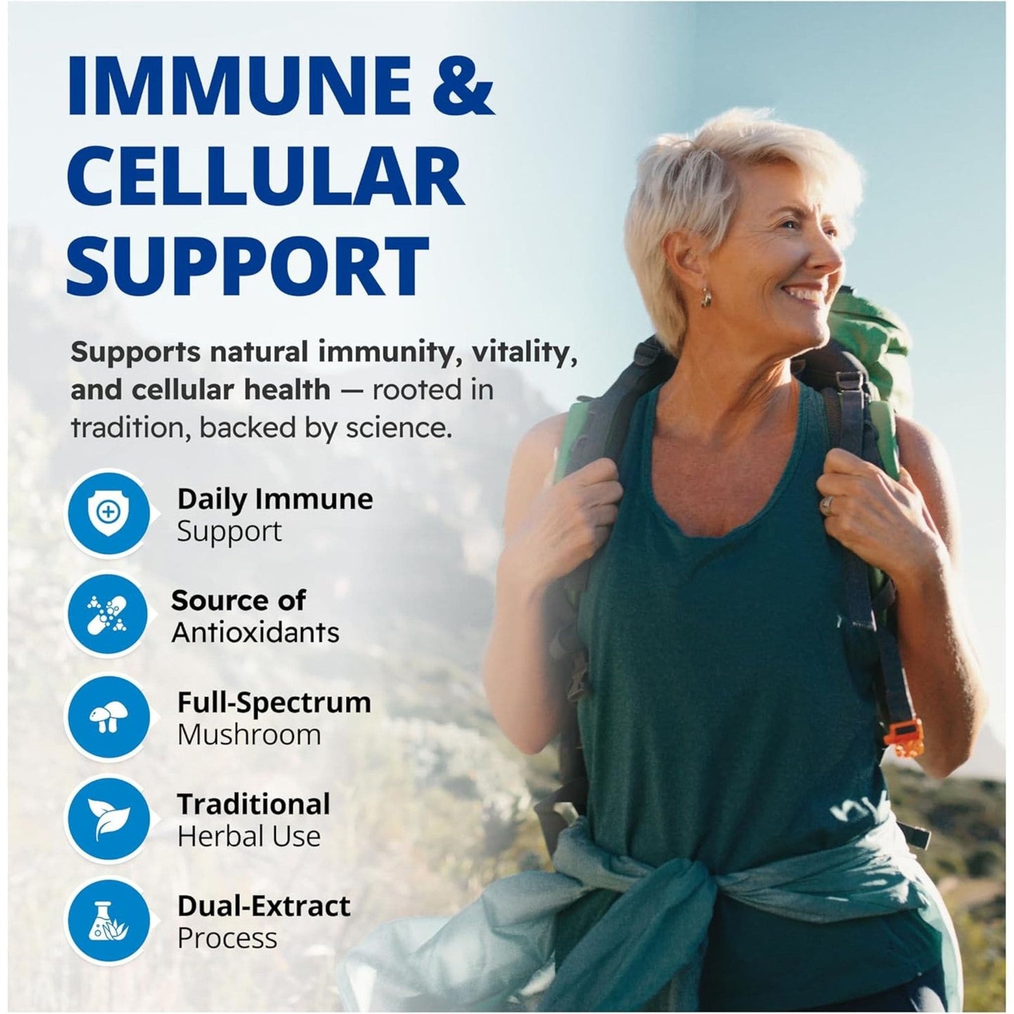 60 Vegetable Capsules | CanPrev Chaga Full Spectrum