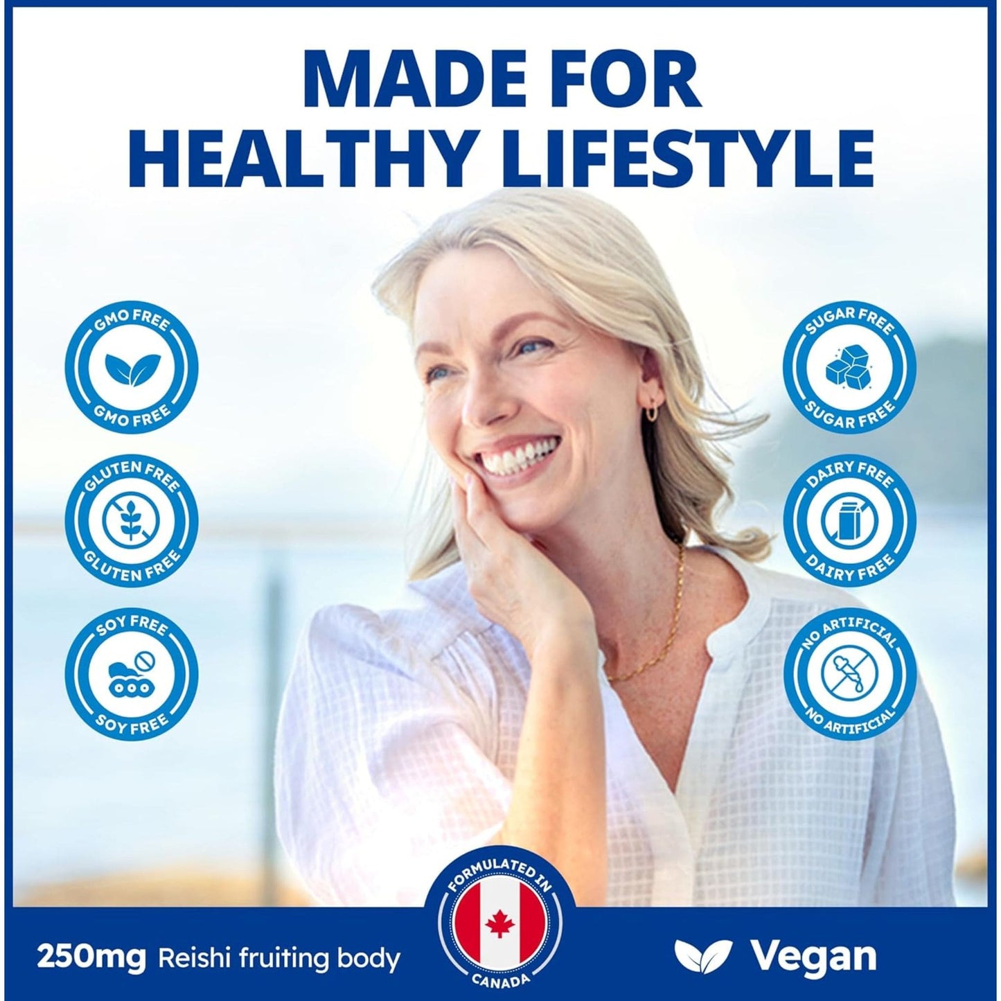 60 Vegetable Capsules | CanPrev Reishi Full Spectrum