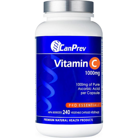 240 Vegetable Capsules | CanPrev Vitamin C 1000mg