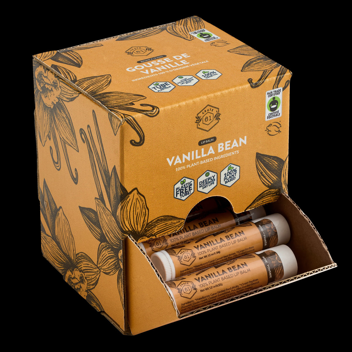 Crate 61 Organic Lip Balm Vanilla Bean