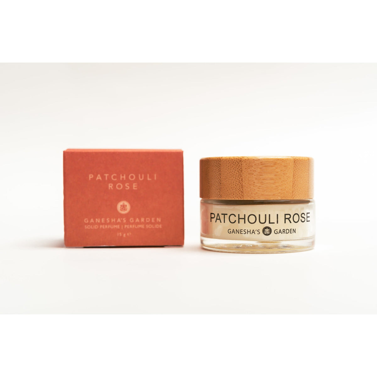Ganesha's Garden Solid Perfume – Patchouli Rose