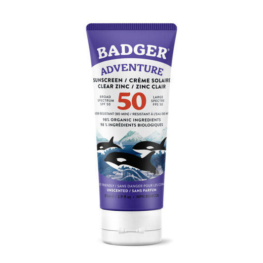 Badger SPF 50 Adventure Sunscreen