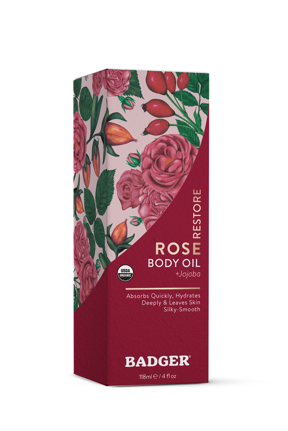 Badger Rose Body Oil