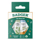 Badger Classic Lip Balm 4-Pack - Green Box: Tea Tree & Lemon, Unscented, Tangerine, Mint