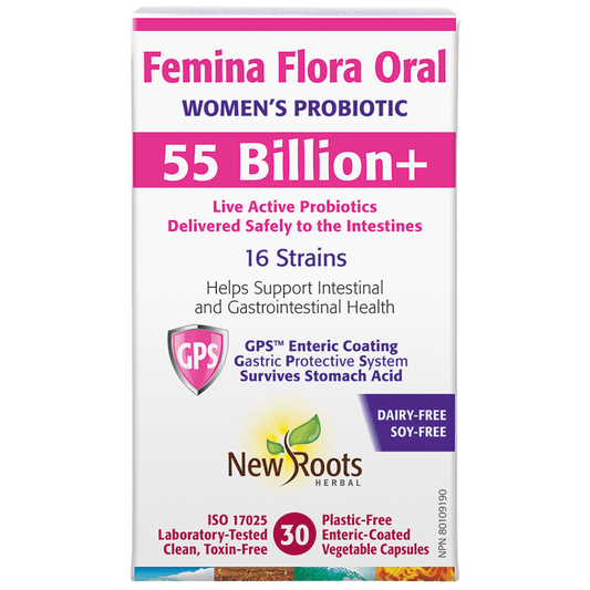 30 Enteric Capsules | New Roots Femina Flora Oral