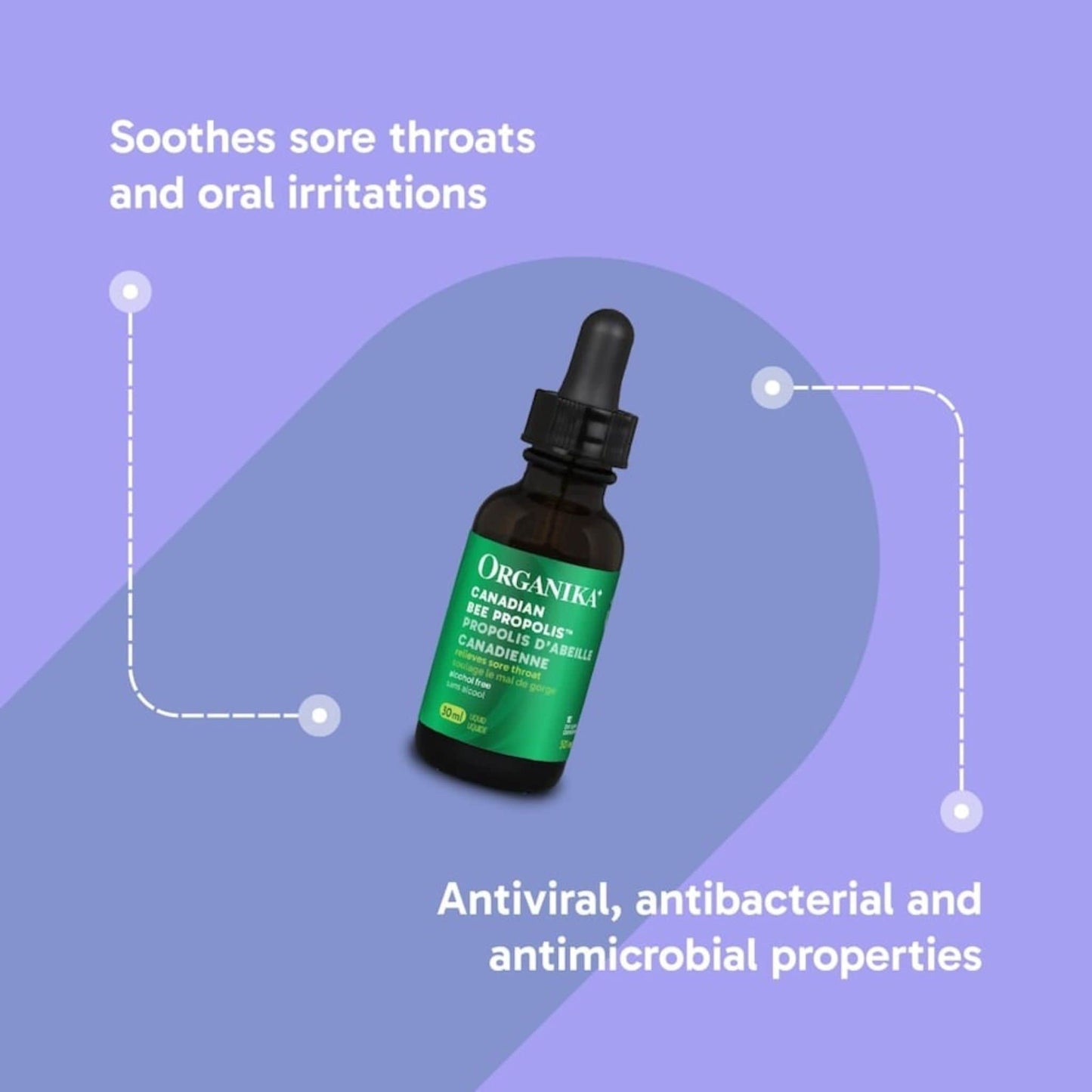 Unflavoured, 30 mL | Organika Canadian Bee Propolis Liquid