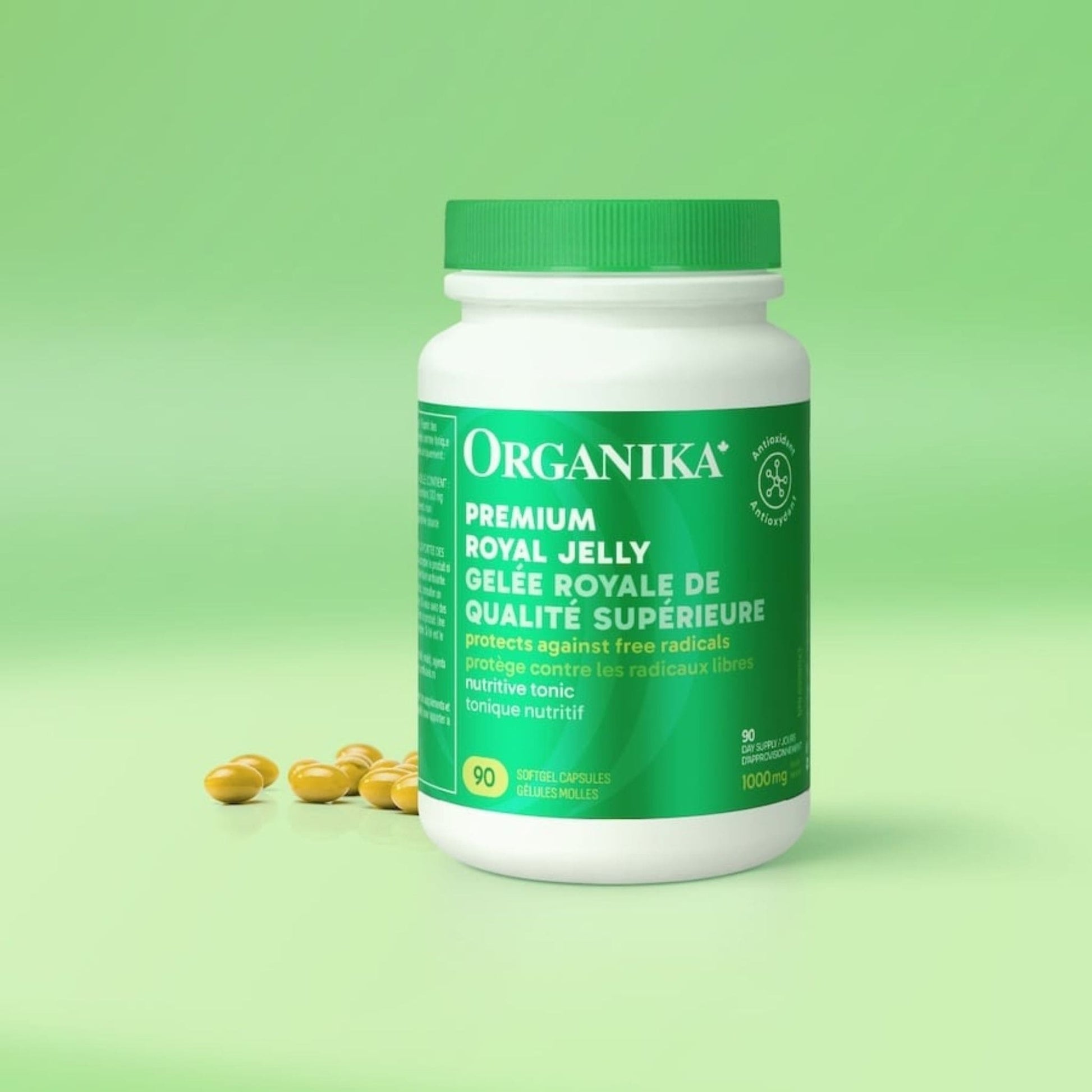 90 Softgel Capsules | Organika Premium Royal Jelly