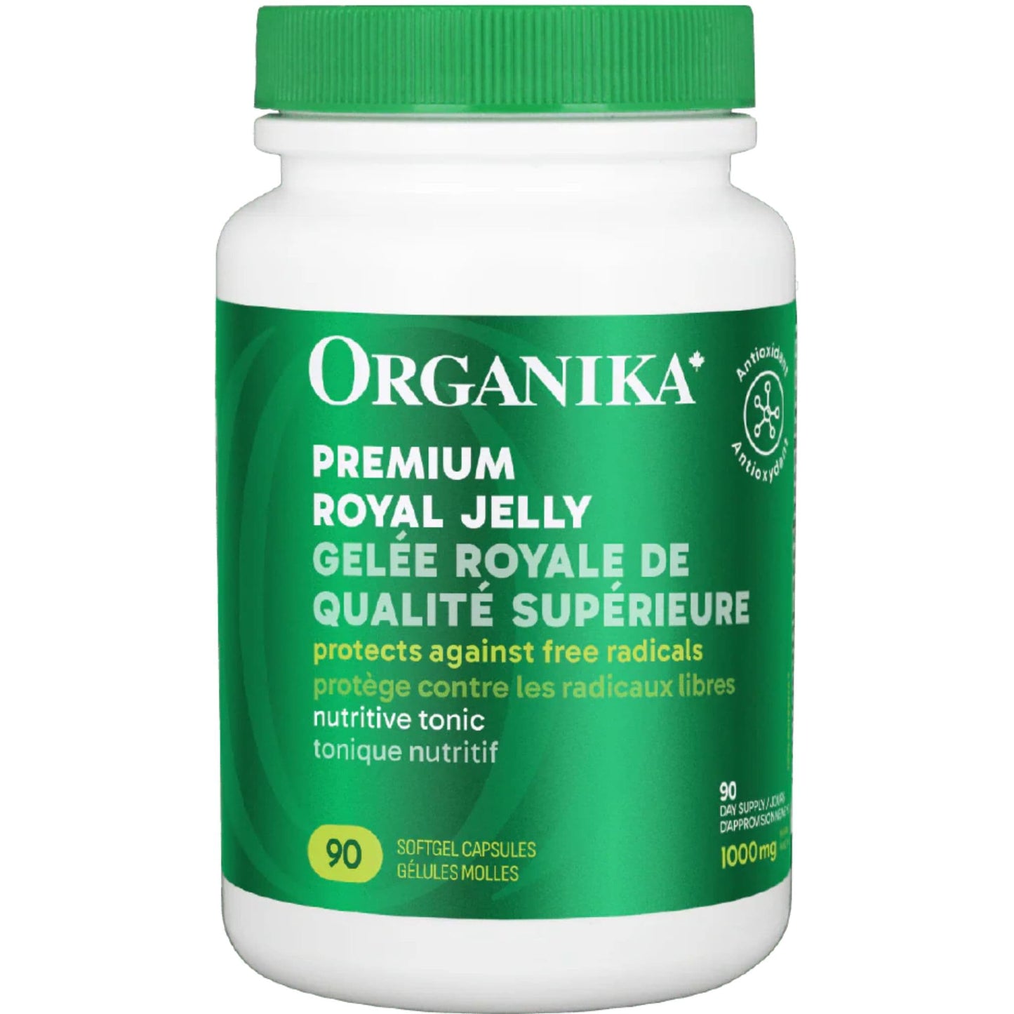 90 Softgel Capsules | Organika Premium Royal Jelly