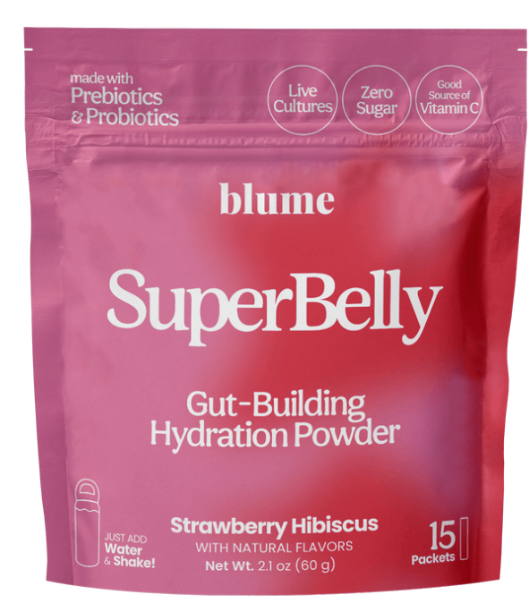 Blume SuperBelly Strawberry Hibiscus 60g (15 Packets)