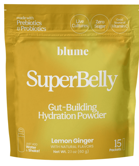 Blume SuperBelly Lemon Ginger 60g (15 Packets)