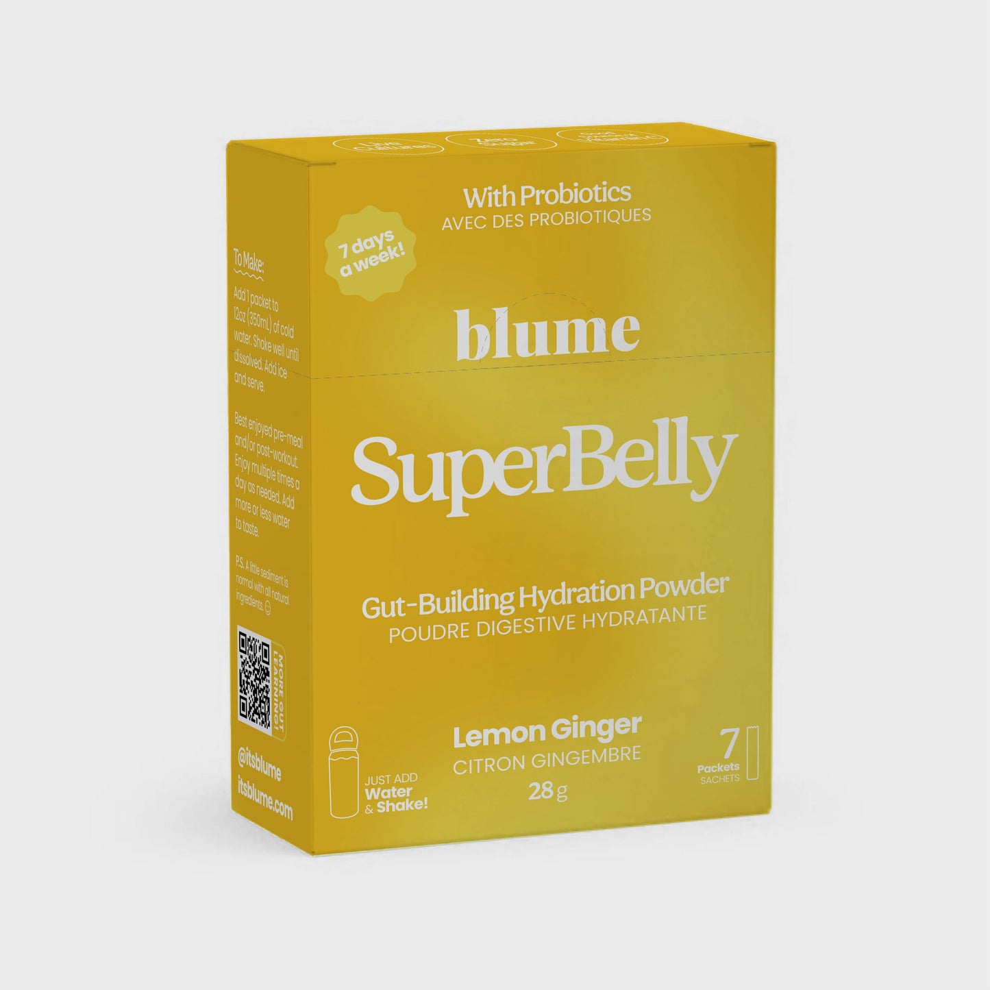 Blume SuperBelly Lemon Ginger 28g (7 Packets)