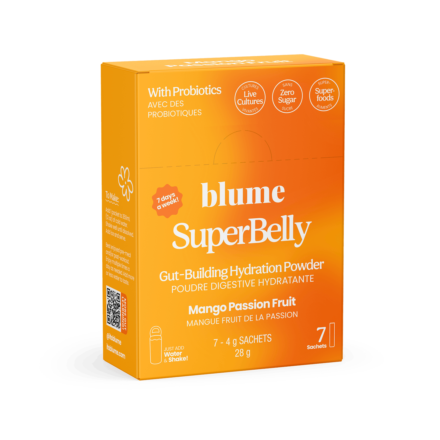 Blume SuperBelly Mango Passion Fruit 28g (7 Packets)