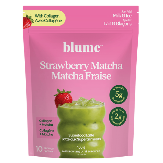 Blume Strawberry Matcha Superfood Latte Blend