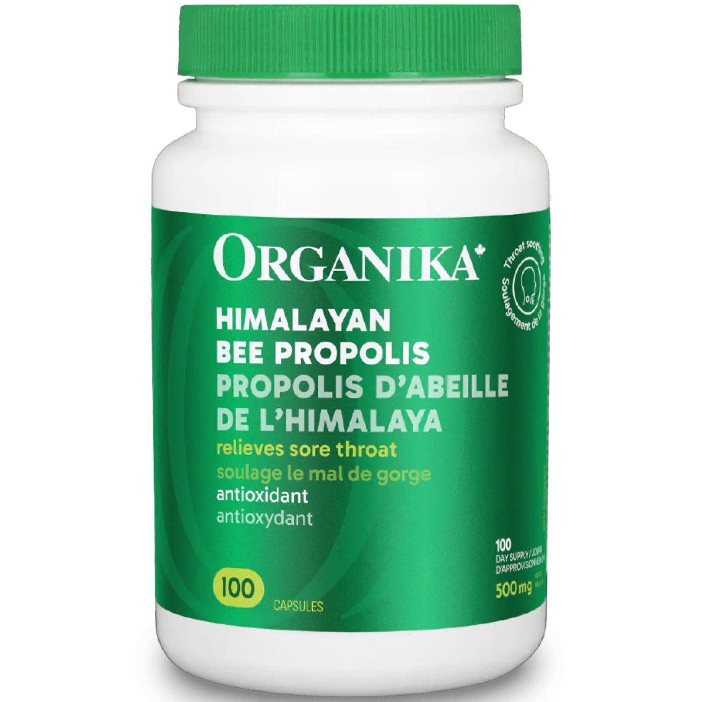 100 Capsules | Organika Himalayan Bee Propolis 500  mg