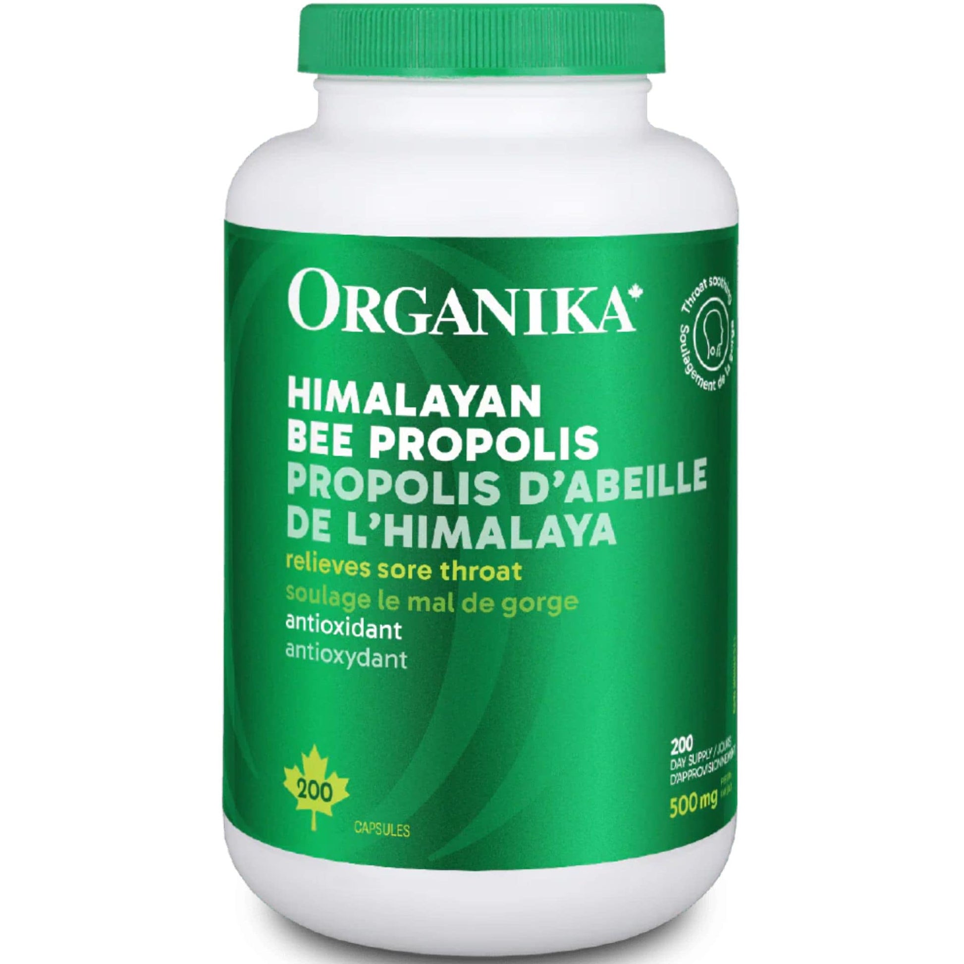200 Capsules | Organika Himalayan Bee Propolis 500  mg