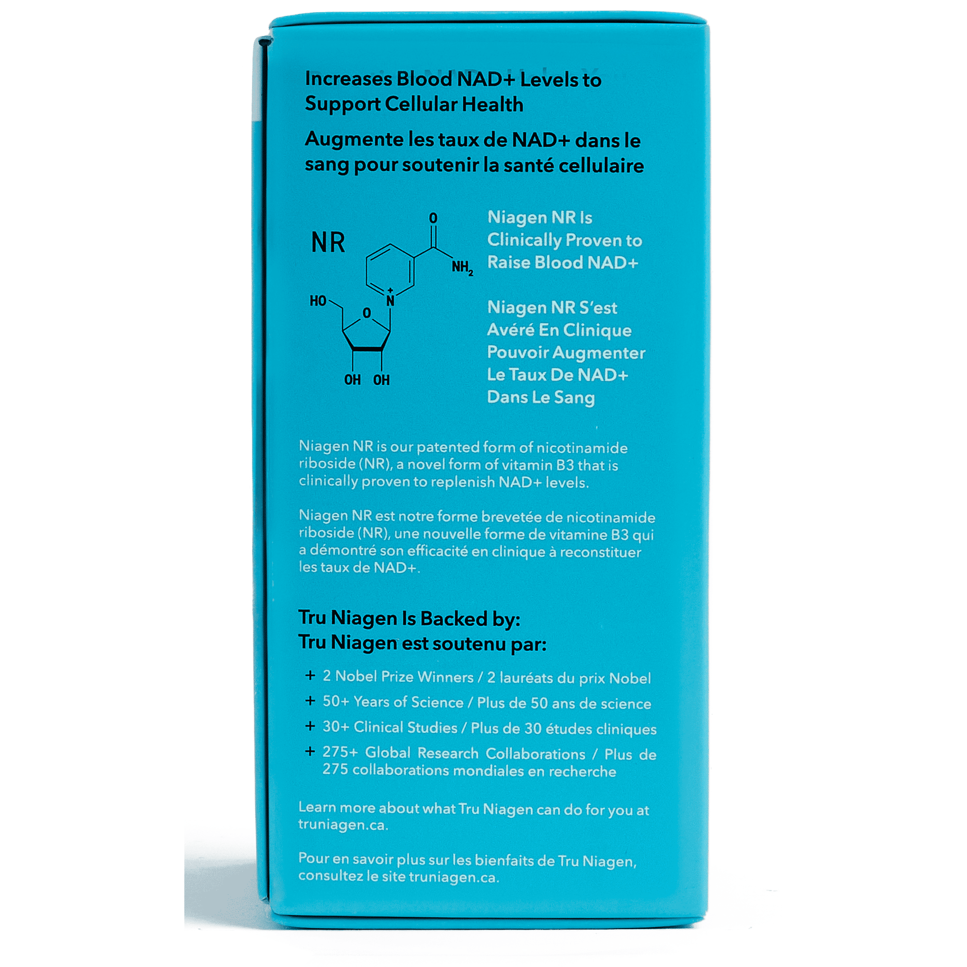 90 Vegetable Capsules | TRU Niagen