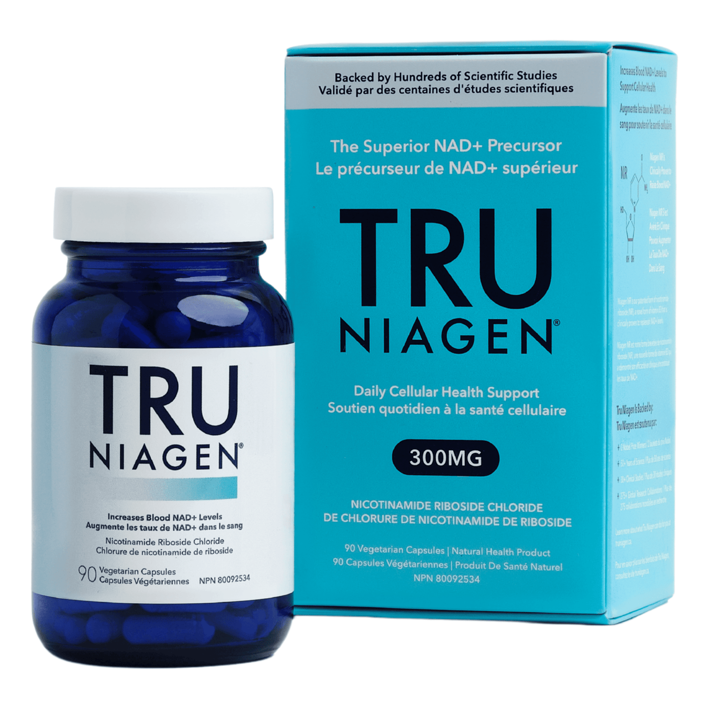 90 Vegetable Capsules | TRU Niagen