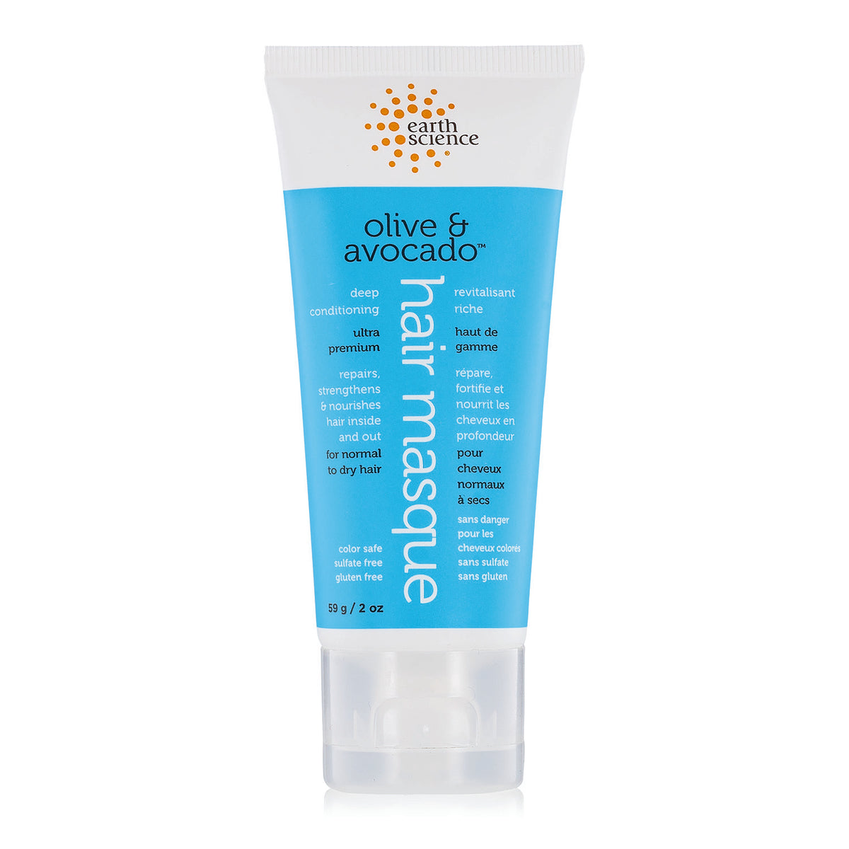 Earth Science Olive & Avocado Deep Conditioning Hair Masque 59g