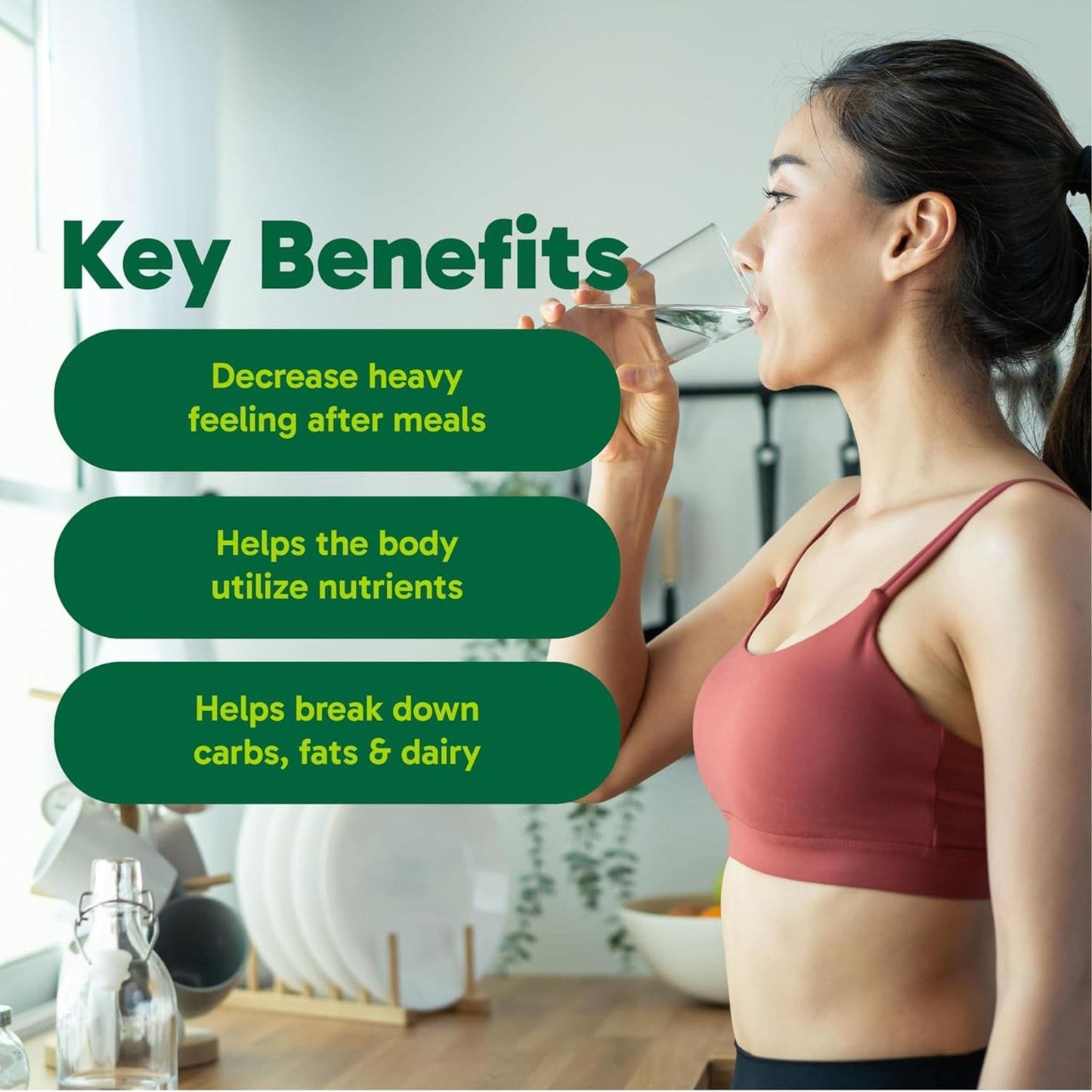 260 Vegetarian Capsules| Organika Full Espectrum Plant Enzymes