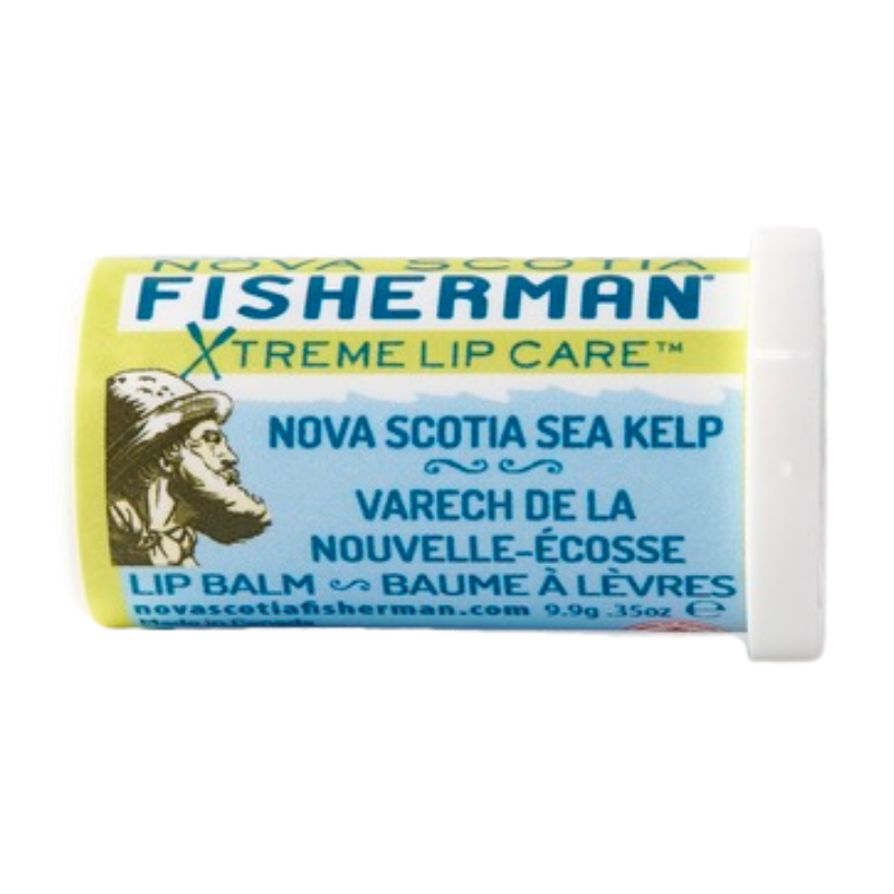 Nova Scotia Fisherman Sea Kelp Lip Balm with Beeswax and Shea, 4 Flavours, 9g-10g - Original Sea Kelp (9.9g)