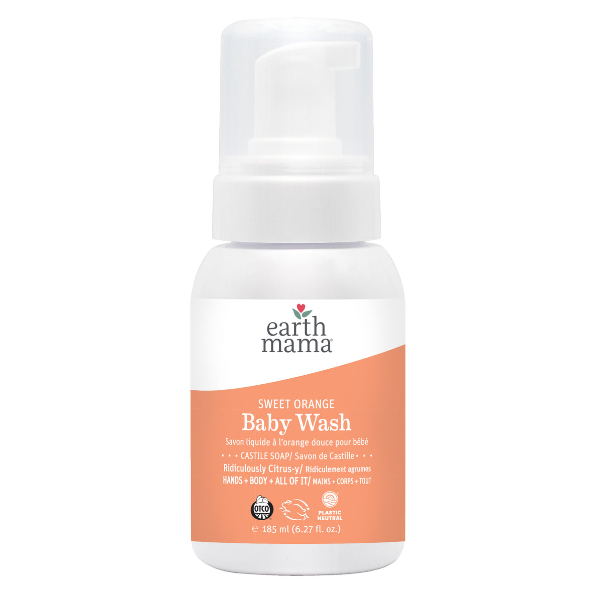 Earth Mama Baby Wash Sweet Orange