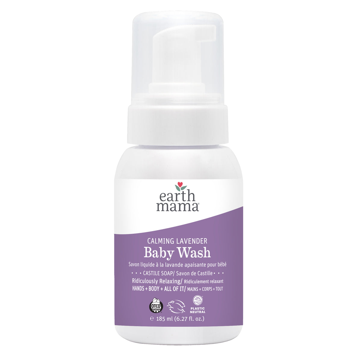 Earth Mama Baby Wash Calming Lavender